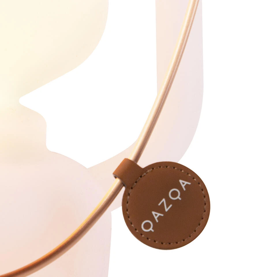 QAZQA Tafellamp Oplaadbaar 30 Cm IP44 Wit - Storm Small 4 QAZQA Tafellamp Oplaadbaar 30 Cm IP44 Wit - Storm Small - Afbeelding 2