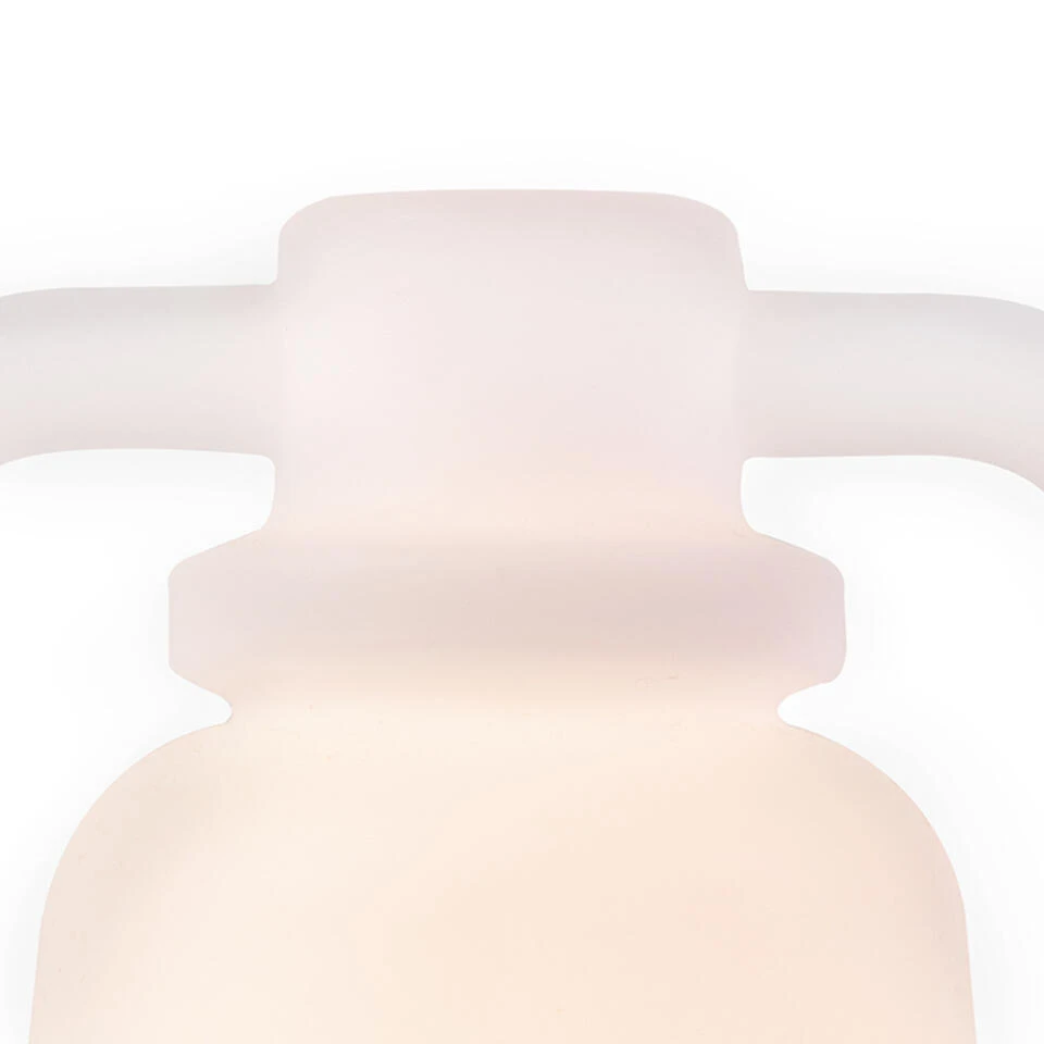 QAZQA Tafellamp Oplaadbaar 30 Cm IP44 Wit - Storm Small 6 QAZQA Tafellamp Oplaadbaar 30 Cm IP44 Wit - Storm Small - Afbeelding 4