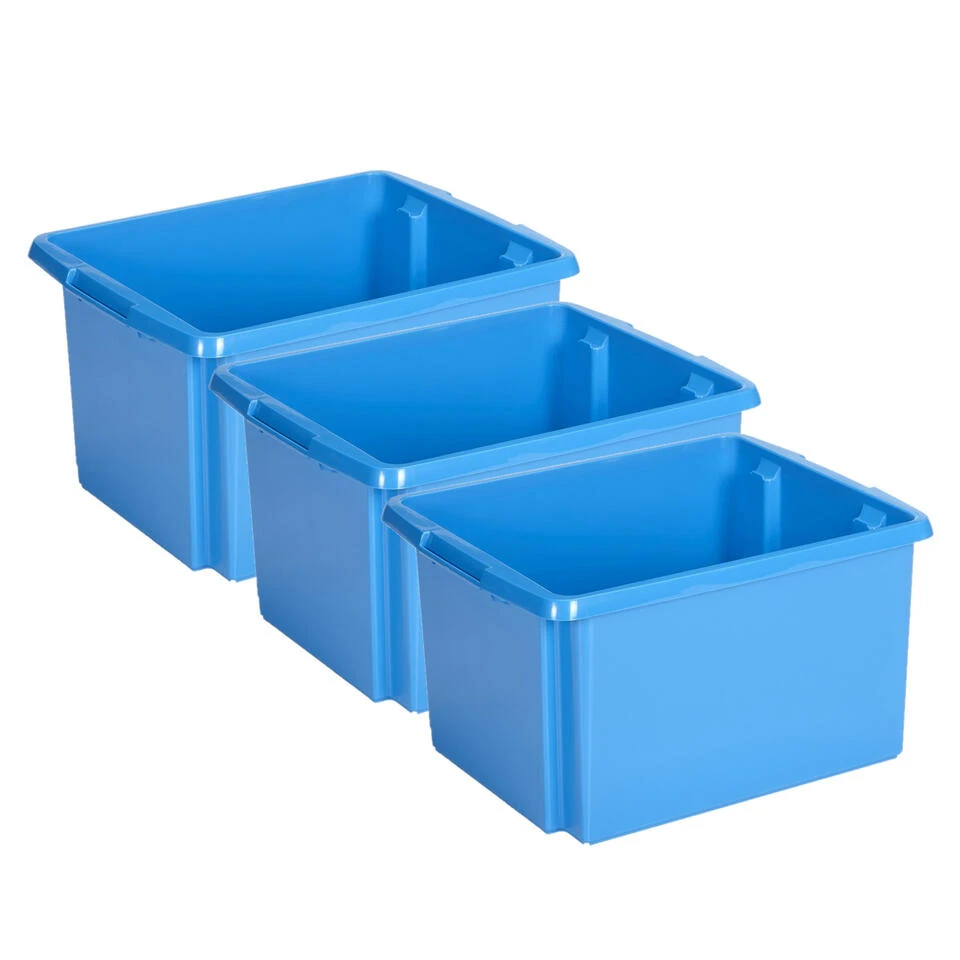 Nesta Opbergbox 32L Blauw 4 Nesta Opbergbox 32L Blauw - Afbeelding 2