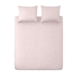 Ten Cate 100% Katoensatijnen Lits Jumeaux Dekbedovertrek - 240x200/220 - Roze