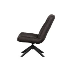 WOOOD Skyler Draaifauteuil - Kunstleer - Zwart - 94x67x85 -Woonaccessoires Verkoop 1000031095 0103