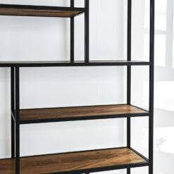 Industriële Boekenkast Sparrow Mangohout 120x188 35x120x188 Cm Mangohout -Woonaccessoires Verkoop 1000042303 0103