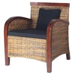 VidaXL Fauteuil Handgeweven Rattan