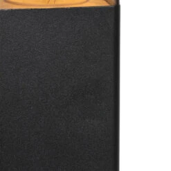 QAZQA Staande Buitenlamp Zwart 50 Cm IP44 Met Smoke Glass - Denmark 9 QAZQA Staande Buitenlamp Zwart 50 Cm IP44 Met Smoke Glass - Denmark -Woonaccessoires Verkoop 1000046347 0103