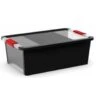 Kis Bi Opbergbox M - 26L - Zwart/transparant 1 Kis Bi Opbergbox M - 26L - Zwart/transparant -Woonaccessoires Verkoop 1000046952
