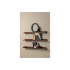 WOOOD Fotolijstplank Studio - Mangohout - Walnoot - 5x120x10 -Woonaccessoires Verkoop 1000052518 0103