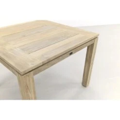 Allure Rome Teak Tuintafel 100 X 100 Cm. - Grey -Woonaccessoires Verkoop 1000054221 0103
