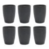 OTIX Koffiekopjes Set Van 6 Zwart Mat 340ml -Woonaccessoires Verkoop 1000068763