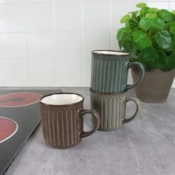 OTIX Koffiekopjes Met Oor Set Van 4 Aardewerk 200 Ml MOSS 8 OTIX Koffiekopjes Met Oor Set Van 4 Aardewerk 200 Ml MOSS -Woonaccessoires Verkoop 1000068767 0110