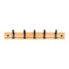 QUVIO Kapstok Bamboo Verschuifbare Haken Hout -Woonaccessoires Verkoop 1000071847