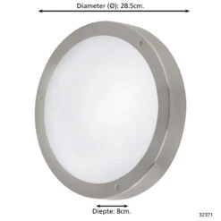 EGLO Vento 2 - buitenverlichting - LED wandlamp met sensor - wit/staal -Woonaccessoires Verkoop 1000072125 0103