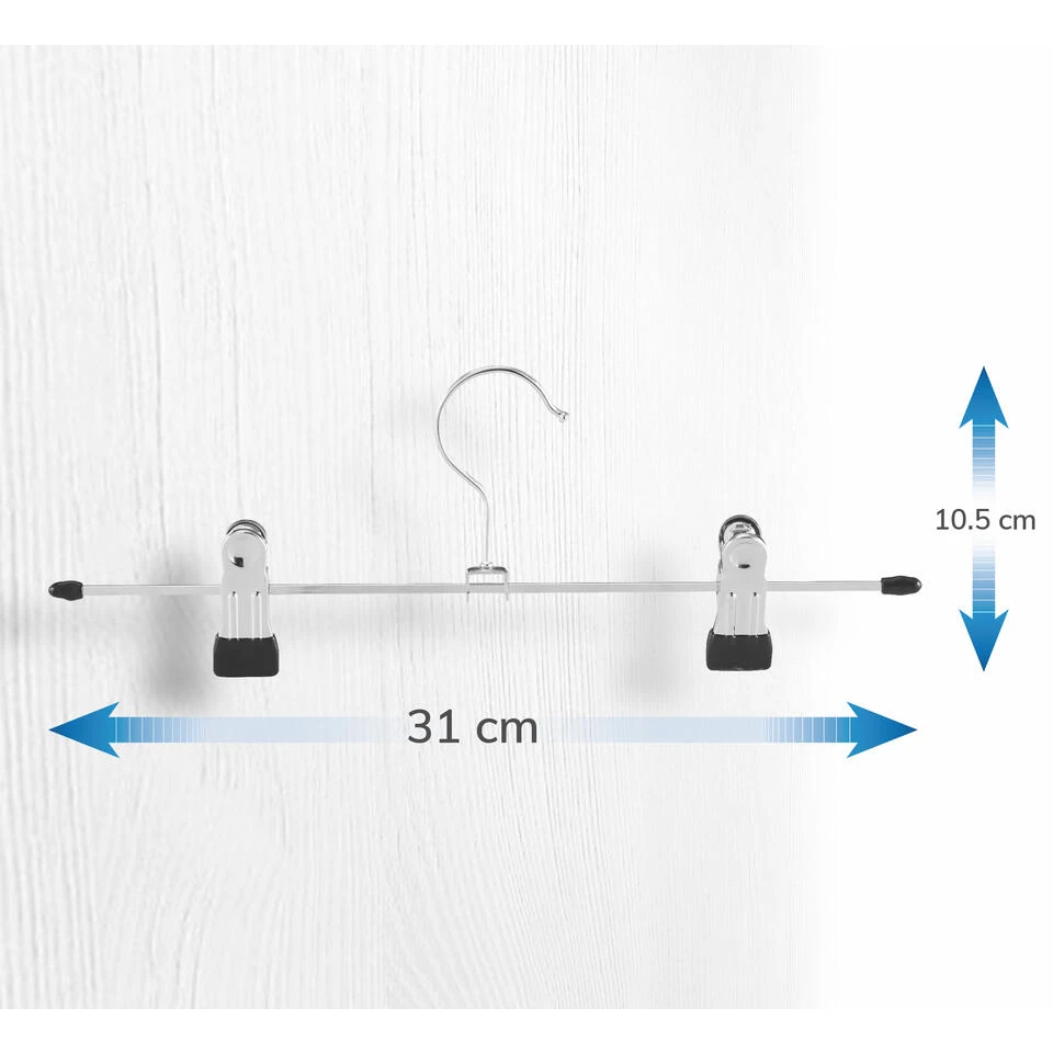 ACAZA Set Van 30 Broekhangers Met Knijpers Voor Heren Of Dames 6 ACAZA Set Van 30 Broekhangers Met Knijpers Voor Heren Of Dames - Afbeelding 4