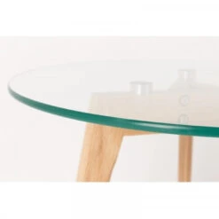 Giga Meubel Bijzettafel Rond Set Van 2 - Glas & Hout - Tafel Bror 8 Giga Meubel Bijzettafel Rond Set Van 2 - Glas & Hout - Tafel Bror -Woonaccessoires Verkoop 1000074237 0103