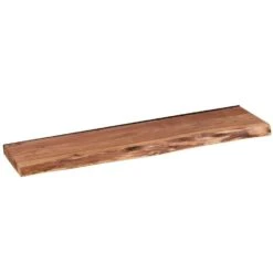 Wandplank Edwin 90cm - Hout - Bruin
