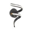 QAZQA Design Wandlamp Zwart 3-stap Touchdimmer Incl. LED - Twisted -Woonaccessoires Verkoop 1000078853