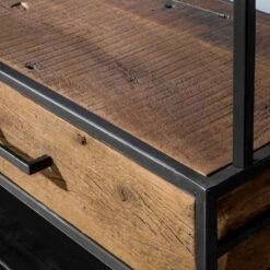 Garderobe Kapstok Brent 35x120x180cm - Hout - Grijs 9 Garderobe Kapstok Brent 35x120x180cm - Hout - Grijs -Woonaccessoires Verkoop 1000080538 0103