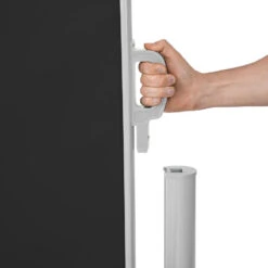 Tectake - Uittrekbaar Aluminium Windscherm Tuinscherm 200 X 300 Cm Zwart 8 Tectake - Uittrekbaar Aluminium Windscherm Tuinscherm 200 X 300 Cm Zwart -Woonaccessoires Verkoop 1000082547 0103