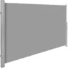 Tectake - Uittrekbaar Aluminium Windscherm Tuinscherm 200 X 300 Cm Grijs -Woonaccessoires Verkoop 1000082555