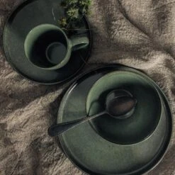 Dutch Rose Bord 27 Cm Groen -Woonaccessoires Verkoop 1000085848 0102