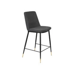 Rein Living Lionel Counterstoel - Donkergrijs - Set Van 2 8 Rein Living Lionel Counterstoel - Donkergrijs - Set Van 2 -Woonaccessoires Verkoop 1000087894 0102