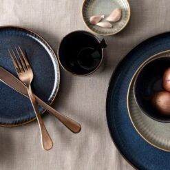 Dutch Rose Sapphire Bord 21.5 Grijs -Woonaccessoires Verkoop 1000087945 0102