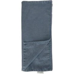 Laura Ashley Tafelloper Blauw Dubbelzijdig Uni/Wild Clematis 40x150cm -Woonaccessoires Verkoop 1000093100 0103