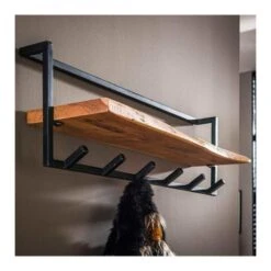 Kalfort Stockton Kapstok Met Hoedenplank 6 Haken - 25x100x32 Cm -Woonaccessoires Verkoop 1000094091 0102