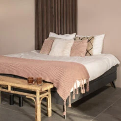 Giga Meubel Wandpaneel Walnoot - Set Van 2 - 278x60cm -Woonaccessoires Verkoop 1000094775 0102