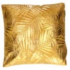 Atmosphera Sierkussen - Palmen Print - Okergoud - 40 X 40 Cm -Woonaccessoires Verkoop 1000095404