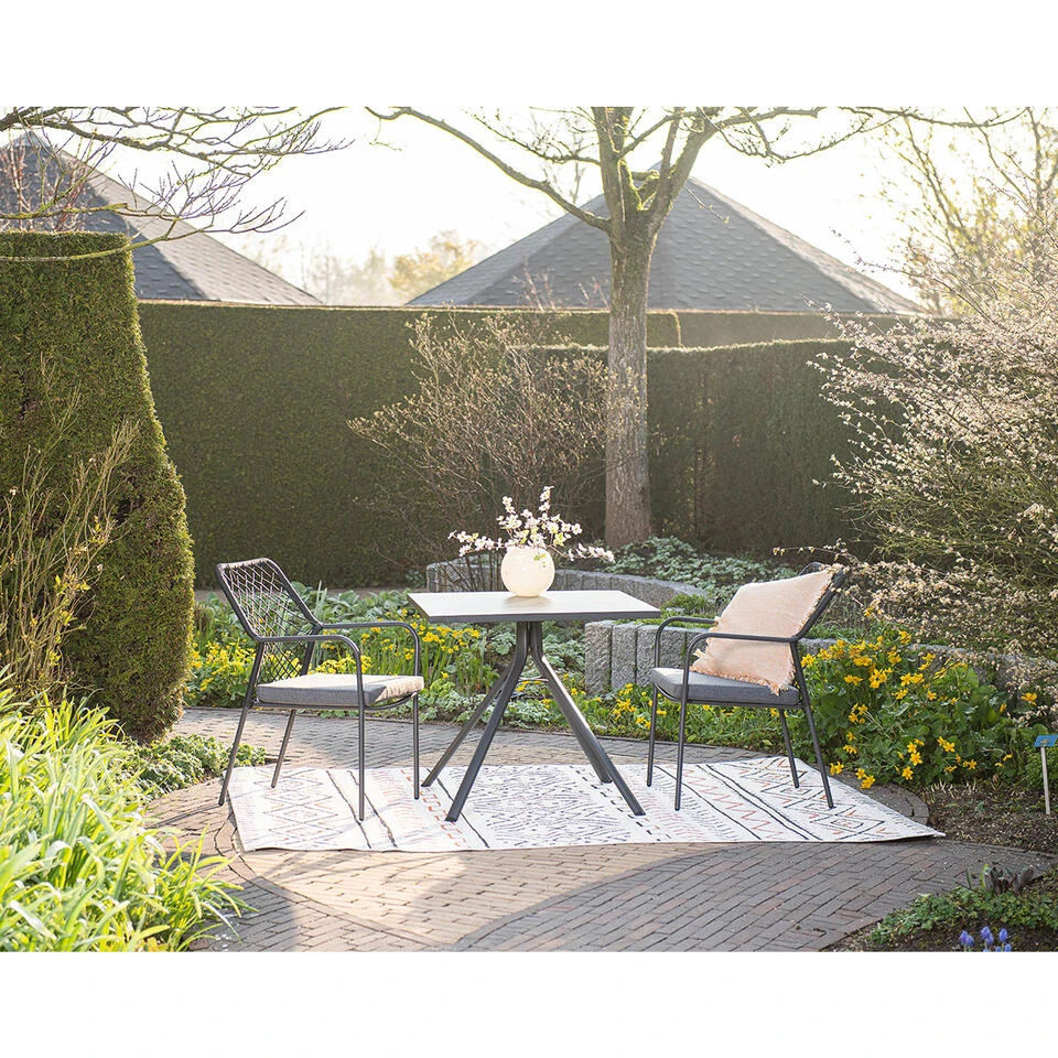 Garden Impressions Ross Tuinstoel - Zwart 5 Garden Impressions Ross Tuinstoel - Zwart - Afbeelding 3