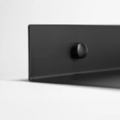 QUVIO Metalen Muur Plank - Zwart - 60 Cm 9 QUVIO Metalen Muur Plank - Zwart - 60 Cm -Woonaccessoires Verkoop 1000097092 0103