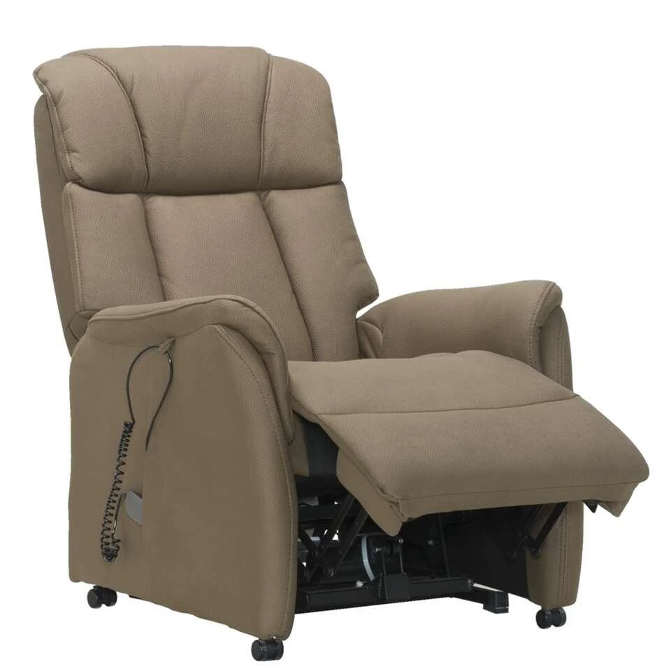 Relaxfauteuil Nebraska (sta-op) - Bruin 4 Relaxfauteuil Nebraska (sta-op) - Bruin - Afbeelding 2