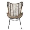 Fauteuil Jasmine - Rotan/metaal - Bruin -Woonaccessoires Verkoop 10207008