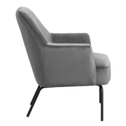 Fauteuil Hamburg - Fluweel - Donkergrijs -Woonaccessoires Verkoop 10207453 8000