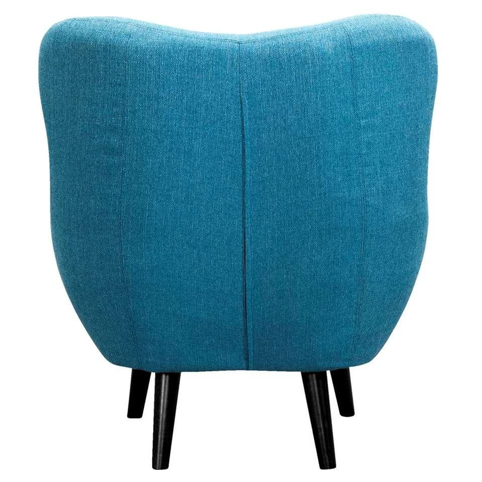 Fauteuil Viborg - Stof - Turquoise 5 Fauteuil Viborg - Stof - Turquoise - Afbeelding 3