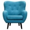 Fauteuil Viborg - Stof - Turquoise -Woonaccessoires Verkoop 10209329