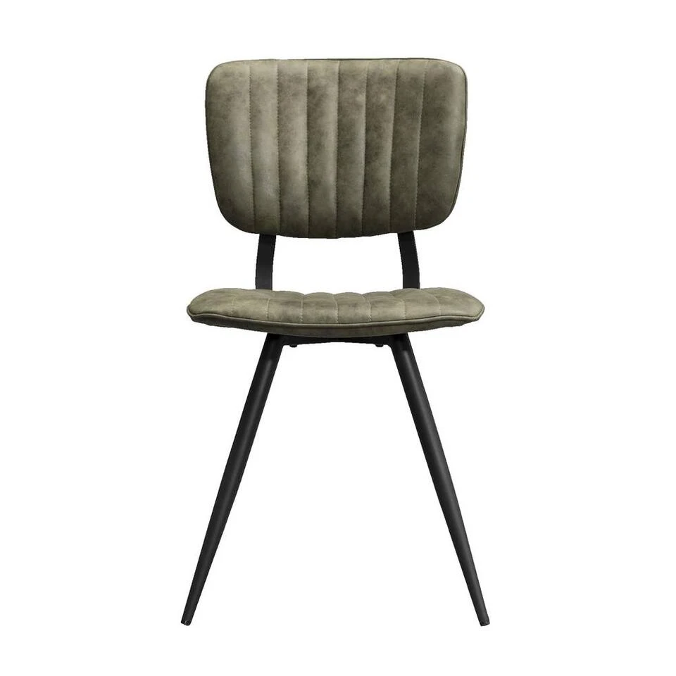 Eetkamerstoel Brim - Stof - Olijfgroen 3 Eetkamerstoel Brim - Stof - Olijfgroen