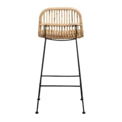 Barkruk Justin - Rotan - Naturel -Woonaccessoires Verkoop 11100451 0900