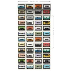 ESTAhome Behang XXL - Vintage Cassettes 9 ESTAhome Behang XXL - Vintage Cassettes -Woonaccessoires Verkoop 1137027727 0103