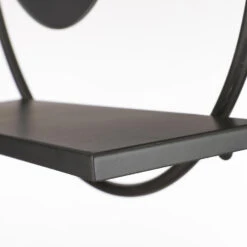 Mica Decorations Phoenix Wandspiegel Zwart -Woonaccessoires Verkoop 1198049187 0102