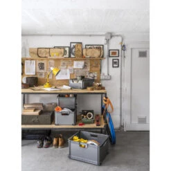 Curver Unibox Classic Opbergbox L - 3x30L - 43x35x23,5cm - Grijs -Woonaccessoires Verkoop 1237137916 0103