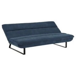 Slaapbank Adelaide - Donker Blauw - 91x200x124 Cm -Woonaccessoires Verkoop 12600430 0301