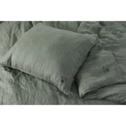 BLCKOUT Alabama - Linnen - Dekbedovertrek - 240x200/220 Cm - Groen -Woonaccessoires Verkoop 1448604970 0102