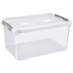 Curver Handy+ Opbergbox - 50L - 3 Stuks - Transparant Met Deksel -Woonaccessoires Verkoop 1645168536 0103