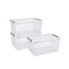 Curver Handy+ Opbergbox - 50L - 3 Stuks - Transparant Met Deksel 2 Curver Handy+ Opbergbox - 50L - 3 Stuks - Transparant Met Deksel -Woonaccessoires Verkoop 1645168536