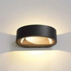 Artdelight Wandlamp Sharp - Zwart -Woonaccessoires Verkoop 1739732295 0102