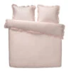 Royal Dekbedovertrek Cato Effen - Roze - 200x200/220 Cm -Woonaccessoires Verkoop 31106092