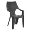 Keter - Stapelstoel Dante Hoge Rug - Donkergrijs - 89x57x57 Cm 2 Keter - Stapelstoel Dante Hoge Rug - Donkergrijs - 89x57x57 Cm -Woonaccessoires Verkoop 50100437