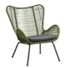 Loungefauteuil Monaco - Groen - Incl. Kussen -Woonaccessoires Verkoop 50105205