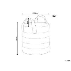 Beliani Mand GEREDE - Beige Jute -Woonaccessoires Verkoop 51959e8c9e514809b0e15bcf0a6a6323